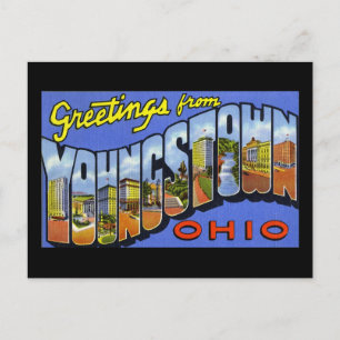Grüße aus Youngstown Ohio Postkarte