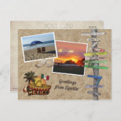 Grüße aus Zipolite, Mexiko Postkarte (Vorne/Hinten)