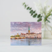 Grüße aus Zürich, Schweiz Postkarte (Stehend Vorderseite)