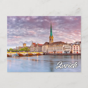 Grüße aus Zürich, Schweiz Postkarte