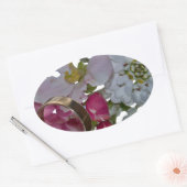 Grüße - Beifall Ovaler Aufkleber (Umschlag)