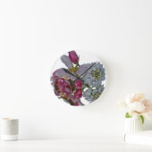 Grüße - Beifall Runde Wanduhr (Zuhause)