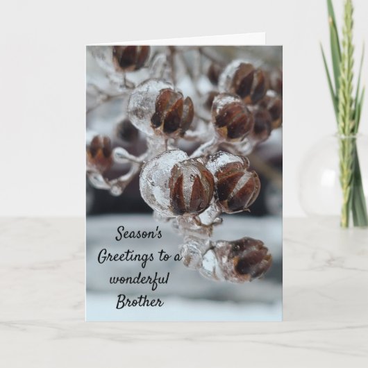 Grüße Bruder der Saison Karte (Vorderseite)