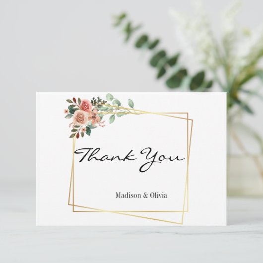 Grüße Dankeskarten Dankeskarte (Stehend Vorderseite)