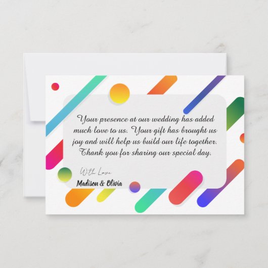 Grüße Dankeskarten Dankeskarte (Rückseite)