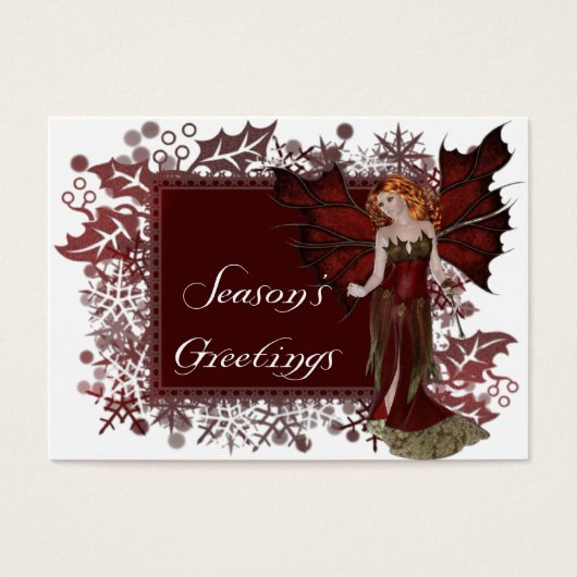 Grüße der Jahreszeit Dunkle Fairy - Weihnachtsgesc (Vorderseite)