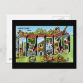 Grüße der Ozarks Postkarte (Vorne/Hinten)