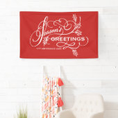 Grüße der Roten Jahreszeit Elegant Blühend Urlaub Banner (Insitu)