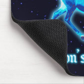 Grüße der Saison - Blaue Karibik (Reindeer) Mousepad (Ecke)