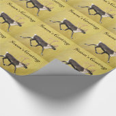 Grüße der Saison - Bull Caribbean Geschenkpapier (Ecke)