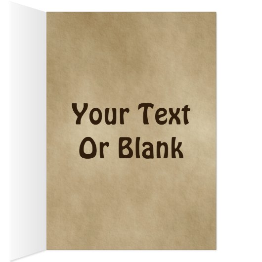 Grüße der Saison - Bull Moose auf altem Papier (Innen (Rechts))