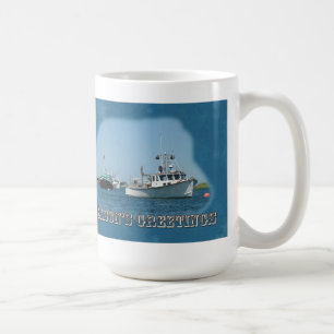 Grüße der Saison - Chatham Harbour Boats Kaffeetasse