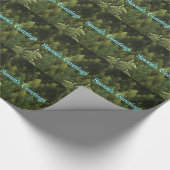 Grüße der Saison - Dunkler Wald Geschenkpapier (Ecke)