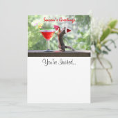 Grüße der Saison Einladung (Stehend Vorderseite)