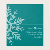 Grüße der Saison - Faltenkarte für Holidayz (Innenseite Aufgefaltet)