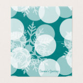 Grüße der Saison - Faltenkarte für Holidayz (Außenseite Aufgefaltet)