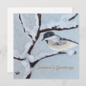 Grüße der Saison Feiertagskarte (Vorne/Hinten)