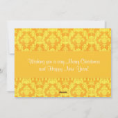 Grüße der Saison Feiertagskarte (Rückseite)