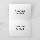 Grüße der Saison - Fraktal Holzschnitzerei Karte (Innenseite)