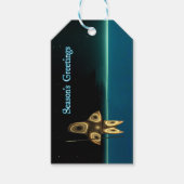 Grüße der Saison - Fraktal Inuit Hunter Geschenkanhänger (Vorderseite)