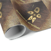 Grüße der Saison - Fraktal Inuit Hunter Geschenkpapier (Rolleneckpunkt)