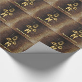 Grüße der Saison - Fraktal Inuit Hunter Geschenkpapier (Ecke)