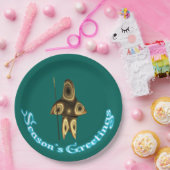 Grüße der Saison - Fraktal Inuit Hunter Pappteller (Party)