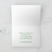 Grüße der Saison - Führungskraft Grußkarte Feiertagskarte (Innenseite)