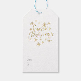 Grüße der Saison Geschenkanhänger