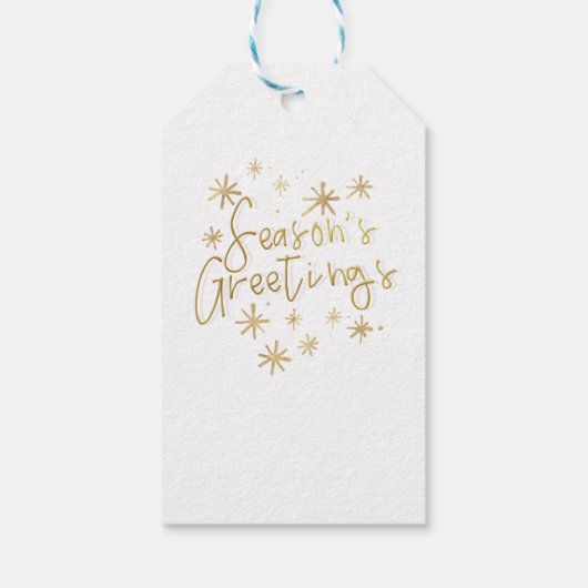 Grüße der Saison Geschenkanhänger (Rückseite)