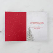 Grüße der Saison Goldene Retrievers im roten LKW Karte (Innenseite)