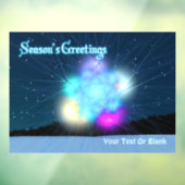 Grüße der Saison - Jack Frost Fensteraufkleber (Blatt 3)