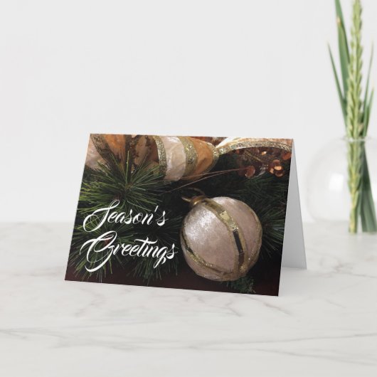 Grüße der Saison, Karte (Vorderseite)