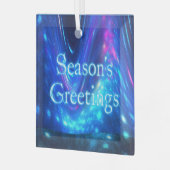 Grüße der Saison - Qaanaq - Nordlichter Ornament Aus Glas (Vorderseite links)