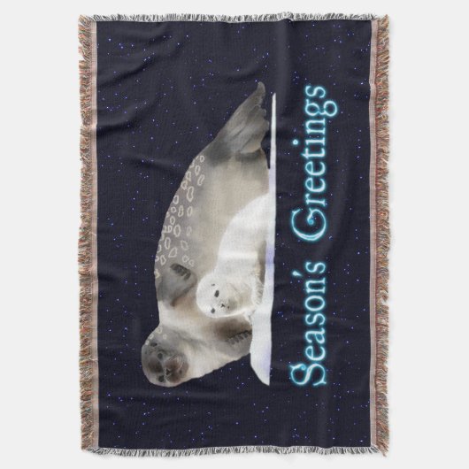 Grüße der Saison - Ringed Siegel Decke (Vorderseite Vertikal)