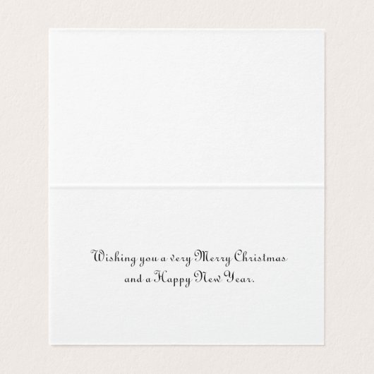 Grüße der Saison - Schwarzer Bär (Innenseite Aufgefaltet)