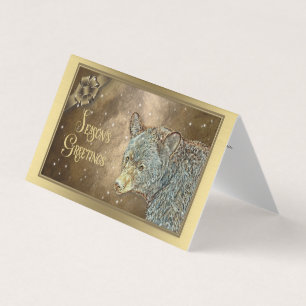 Grüße der Saison - Schwarzer Bär