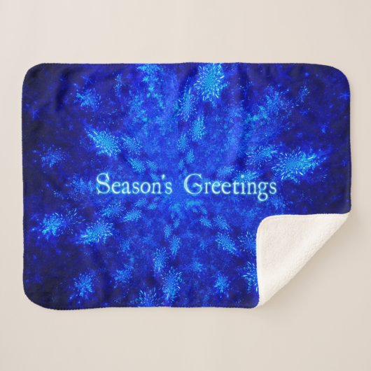 Grüße der Saison - Snowburst Sherpadecke (Vorderseite (Horizontal))