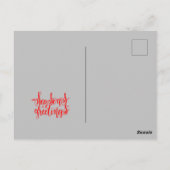 Grüße der Saison - Typografie - Ihr Foto Postkarte (Rückseite)