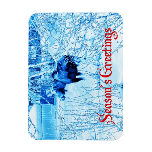 Grüße der Saison - Urban Else Magnet (Vertikal)