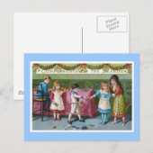 "Grüße der Saison" Vintage Postkarte (Vorne/Hinten)