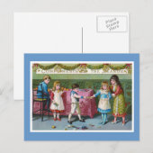 "Grüße der Saison" Vintage Postkarte (Vorne/Hinten)