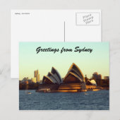 Grüße der Sydney-Oper Postkarte (Vorne/Hinten)