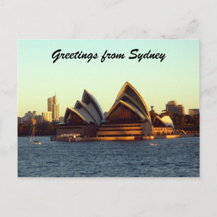 Grüße der Sydney-Oper Postkarte