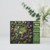 Grüße des Earth Day Postkarte (Stehend Vorderseite)