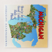 Grüße des Michigan-Puzzles Puzzle (Horizontal)