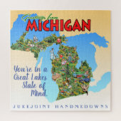 Grüße des Michigan-Puzzles Puzzle (Vertikal)