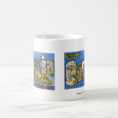 Grüße des Peach-Staat Kaffeetasse (Mittel)