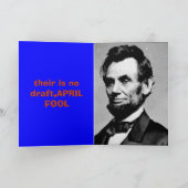 , Grüße des Präsidenten Karte (Innenseite)