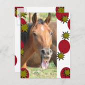 Grüße Feiertagspostkarte (Vorne/Hinten)